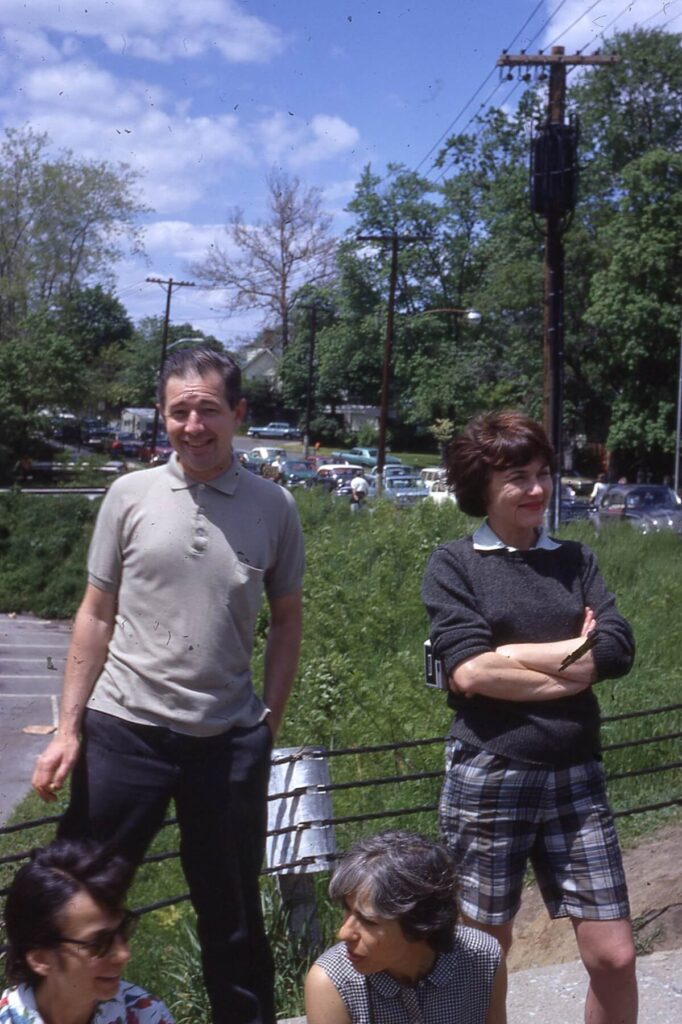Watching the 1967 Memorial Day Parade on Main Street by the A&P near Five Corners.