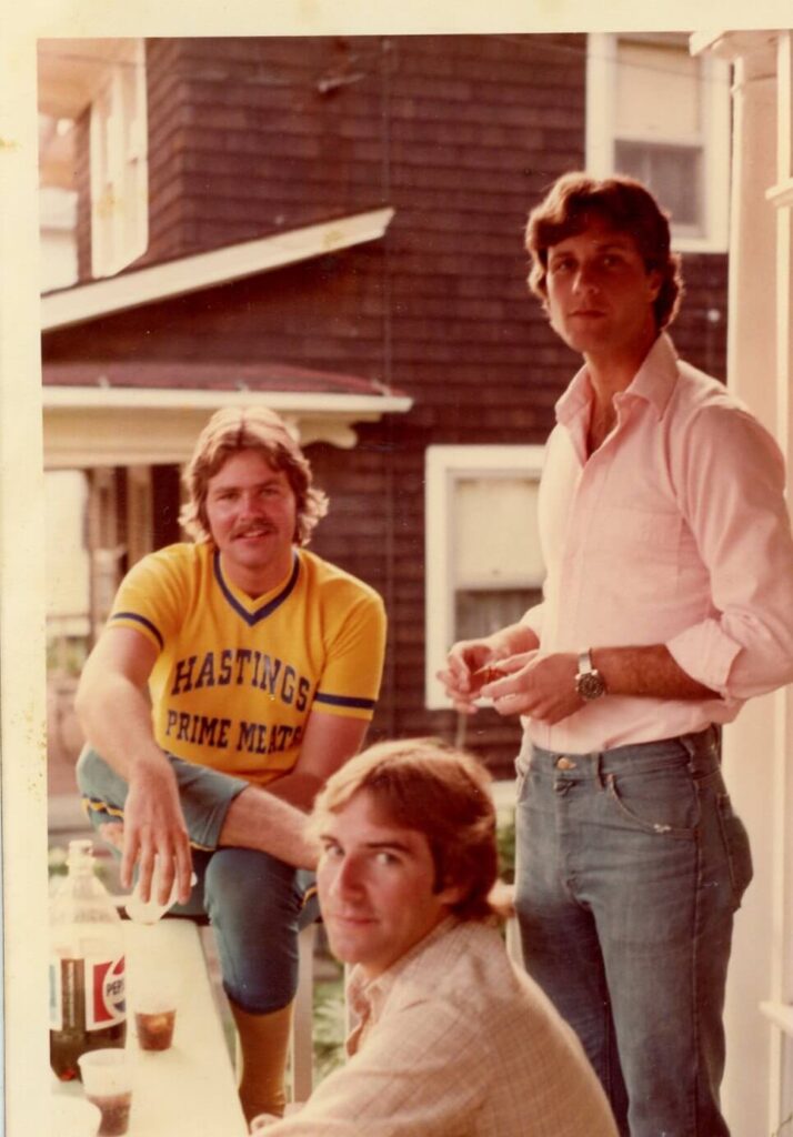 Party at the Fleming House on Hillside Avenue circa 1980.