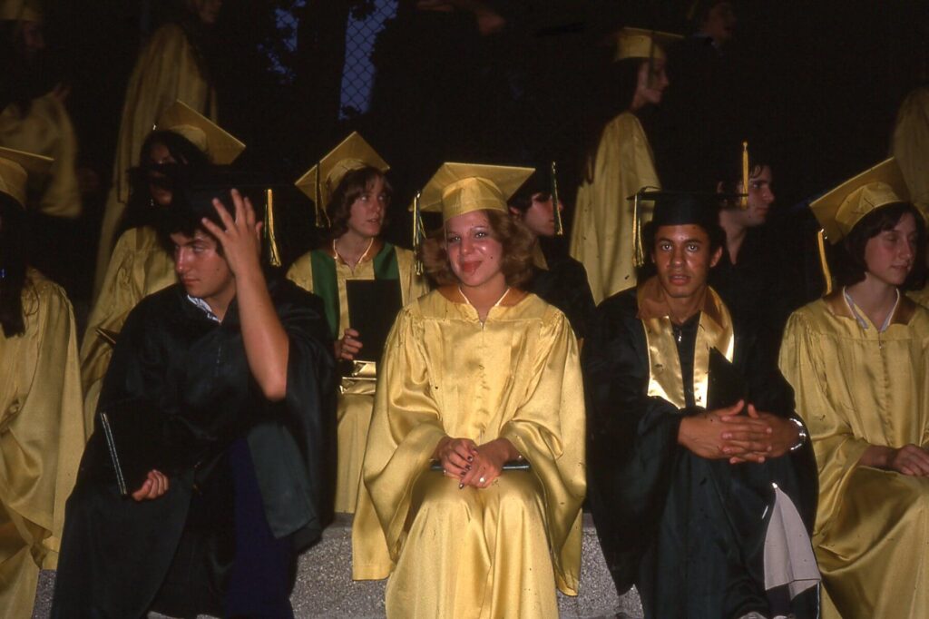 HHS 1976 Graduation.  June 24, 1976 at Reynolds Field.