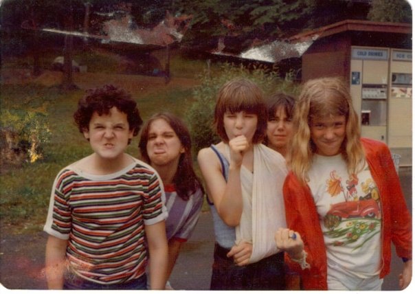 HHS Class of 1982 during a trip to Bear Mountain when they were in 6th grade. During the 1975-1976 school year.