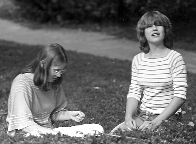 Brenda Hanson and Dora Rose, Circa 1980.