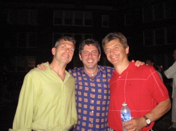 Three guys from HHS 1976 together circa 2008.