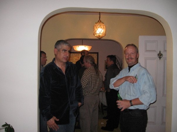 Group of HHS Alumni at a party at the Edelmans circa 2008.